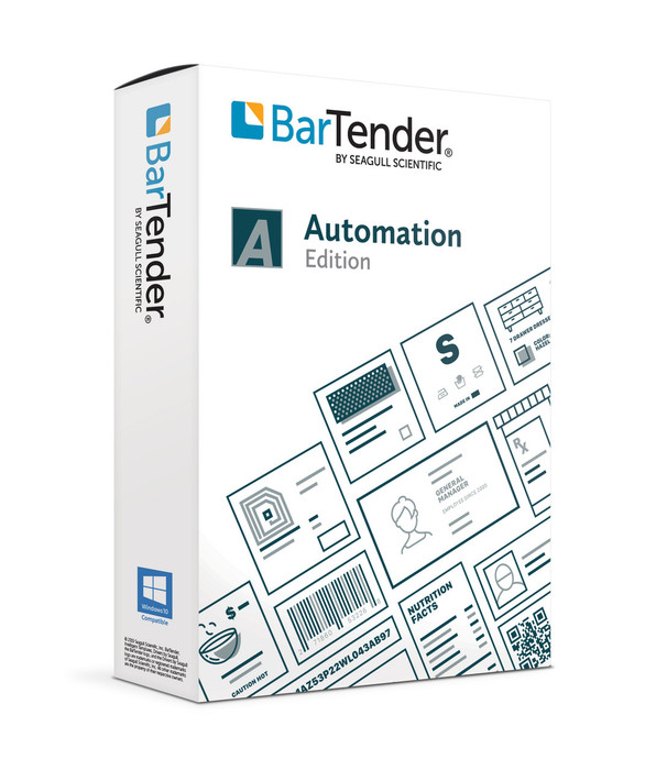 Main image for BarTender Automation Edition + 3 Years Standard Maintenance and Support - License - 2 Printer