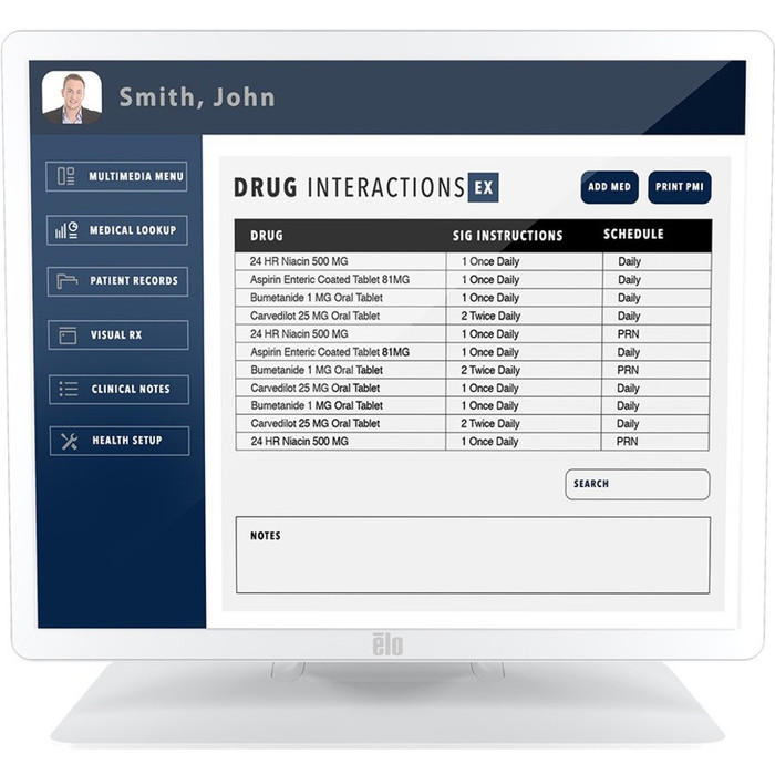 Front Image for Elo 1903LM 19" LCD Touchscreen Monitor - 5:4 - 14 ms