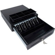 Alternate-Image2 Image for Star Micronics CD3-1313 Value Cash Drawer, USB, Black, 13Wx13D, 4Bill-5Coin