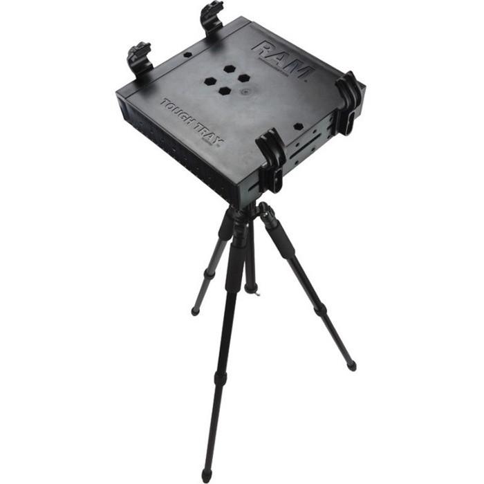 Alternate-Image1 Image for RAM Mounts Tough-Tray Laptop Holder with Adjustable Tripod