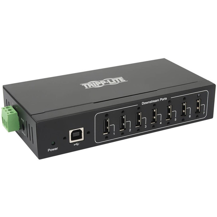 Main image for Tripp Lite USB 2.0 Hub Industrial 7-Port 15kV ESD Immunity Metal Mountable