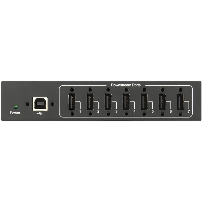 Alternate-Image3 Image for Tripp Lite USB 2.0 Hub Industrial 7-Port 15kV ESD Immunity Metal Mountable