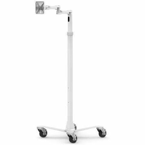 Main image for Compulocks Extended VESA Articulating Tablet Arm Rolling Stand - White - VESA compatible