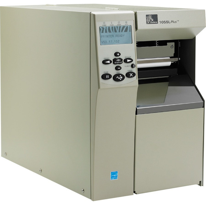 Main image for Zebra 105SLPlus Desktop Direct Thermal/Thermal Transfer Printer - Monochrome - Label Print - USB - Serial - Parallel