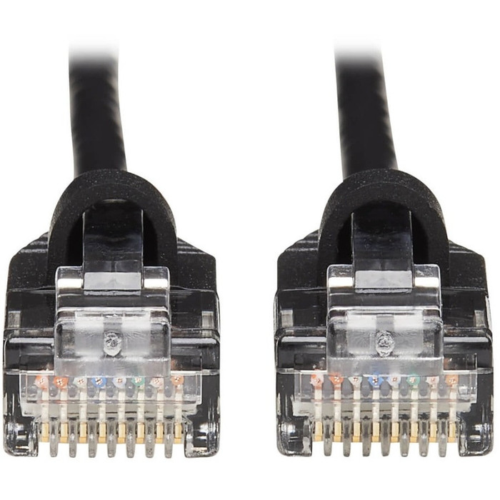 Alternate-Image2 Image for Tripp Lite Cat6a 10G Snagless Molded Slim UTP Network Patch Cable (M/M), Black, 10 ft.