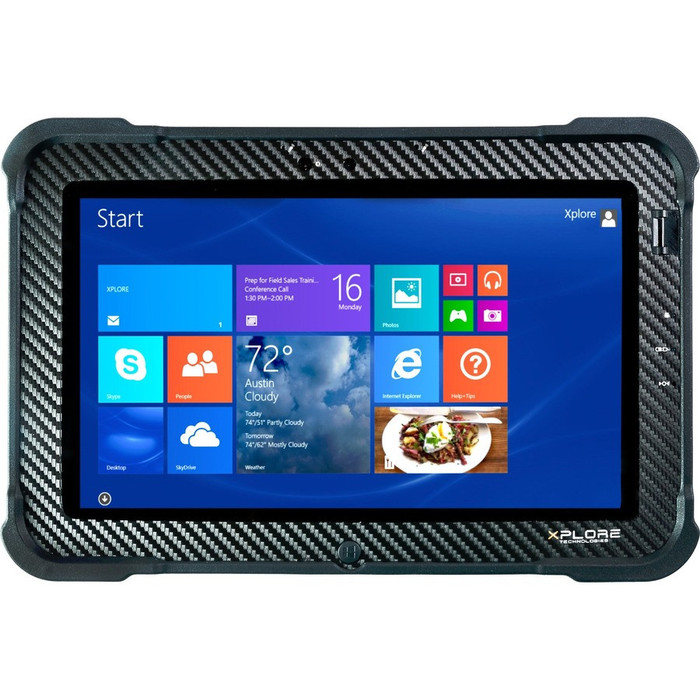 Front Image for Xplore XSLATE B10 Tablet - 10.1" - 8 GB RAM - 128 GB SSD - Windows 8.1 Pro - 4G