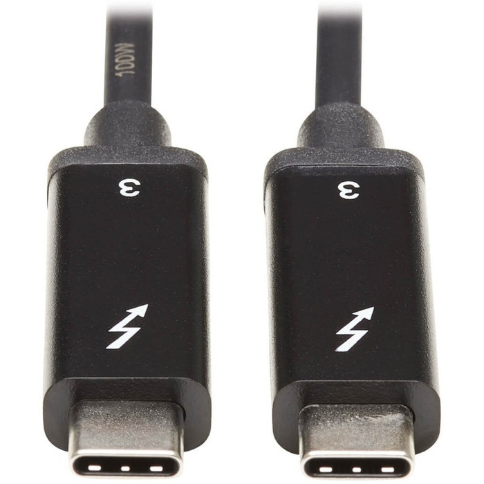 Alternate-Image1 Image for Tripp Lite Thunderbolt 3 Cable 40 Gbps Active 5A 100W PD 4K USB C M/M 2M