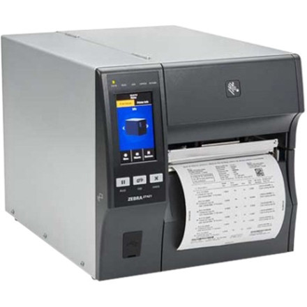 Alternate-Image2 Image for Zebra ZT411 Industrial Direct Thermal/Thermal Transfer Printer - Label Print - Ethernet - USB - Serial - Bluetooth