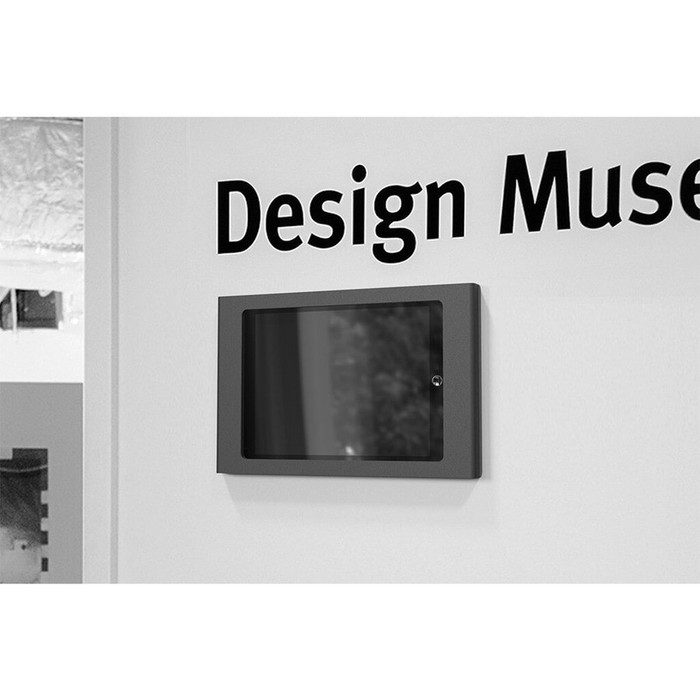 Alternate-Image2 Image for WindFall Wall Mount for iPad, PoE Splitter, Power Adapter, Network Adapter - Black Gray