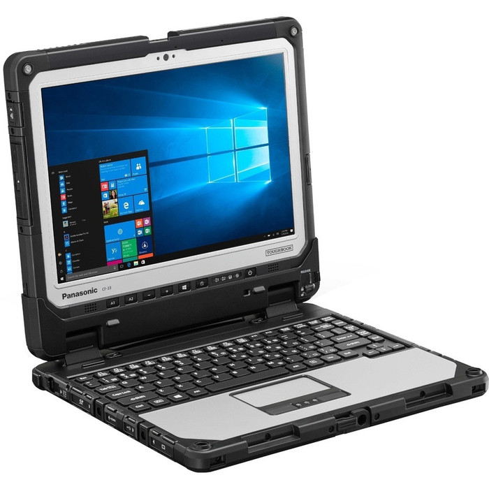 Alternate-Image1 Image for Panasonic TOUGHBOOK CF-33 CF-33AF-31VM LTE Advanced 12" Touchscreen Rugged Detachable 2 in 1 Notebook - QHD - 2160 x 1440 - Intel Core i5 7th Gen i5-7300U 2.60 GHz - 16 GB Total RAM - 256 GB SSD