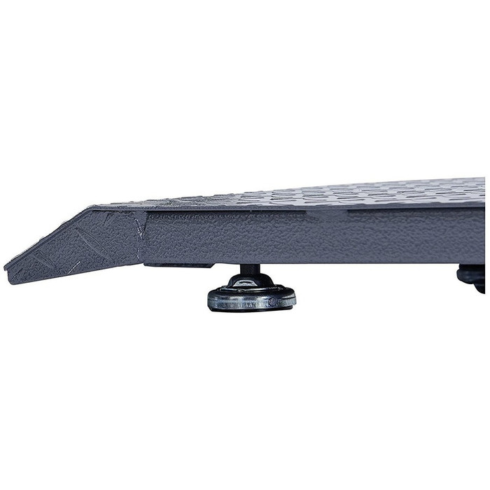 Alternate-Image3 Image for Brecknell PS2000 Floor Scale, 2,000 Capacity, LCD Screen, Portable, Versatile, Rugged steel with Tread Plate Surface