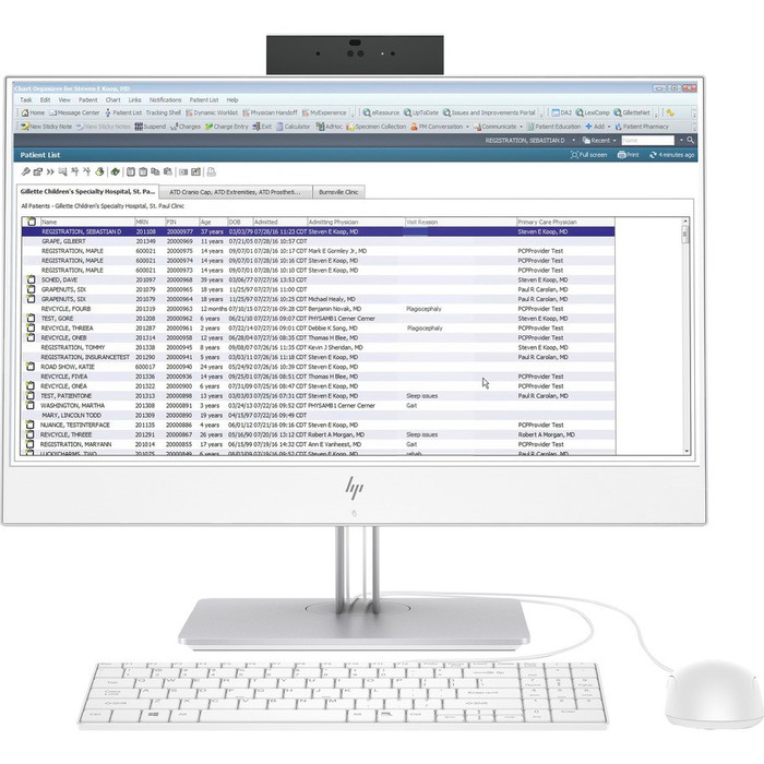 Front Image for HP EliteOne 800 G5 All-in-One Computer - Intel Core i5 9th Gen i5-9500 3 GHz - 8 GB RAM DDR4 SDRAM - 256 GB SSD - 23.8" 1920 x 1080 Touchscreen Display - Desktop