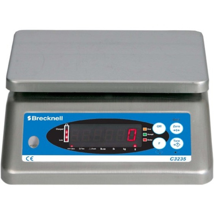 Alternate-Image1 Image for Brecknell C3235 Washdown Checkweigher, 30lb Capacity, Provides Rapid indication of weight and over, under, accept tolerances, Washable, Rechargeable