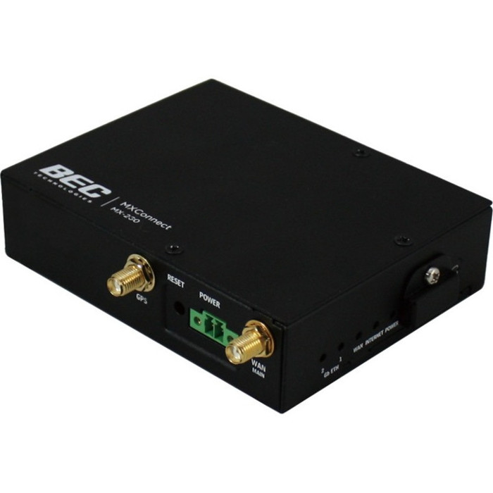 Left Image for BEC Technologies MXConnect MX-230 1 SIM Ethernet, Cellular Modem/Wireless Router