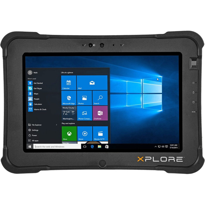 Front Image for Zebra XPAD L10 Tablet - 10.1" - Core i5 8th Gen - 16 GB RAM - 128 GB SSD - Windows 10 - 4G