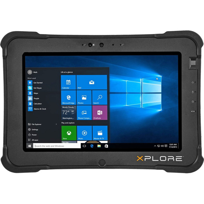 Front Image for Zebra XSLATE L10 Tablet - 10.1" - Pentium - 8 GB RAM - 128 GB SSD - Windows 10 - 4G