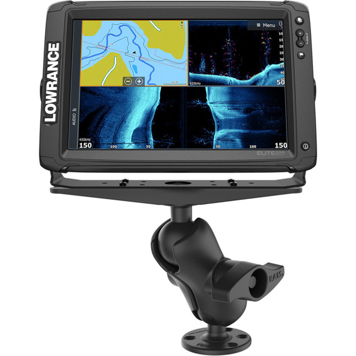 Alternate-Image1 Image for RAM Mounts Marine Mount for Mounting Bracket, GPS, Radio, Fishfinder