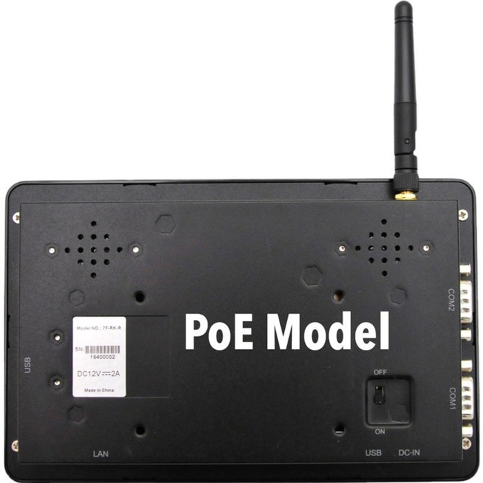 Rear Image for Mimo Monitors Adapt-IQ 7" Digital Signage Tablet with PoE