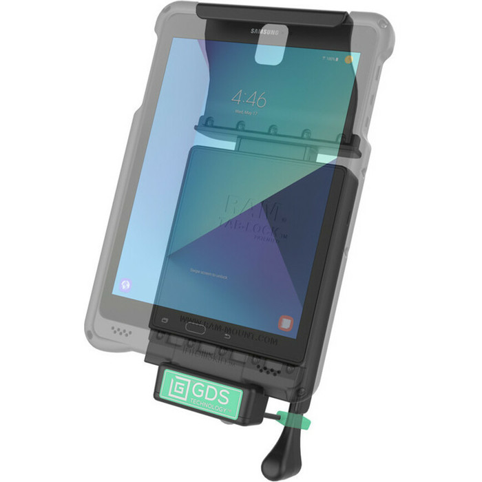 Alternate-Image1 Image for RAM Mounts GDS Locking Vehicle Dock for Samsung Tab S3 9.7