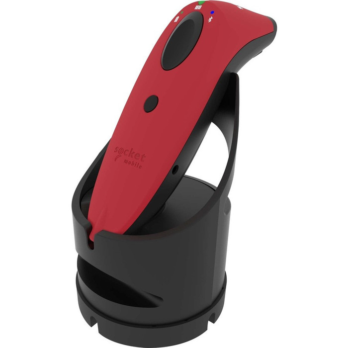 Left Image for Socket Mobile SocketScan&reg; S730, Laser Barcode Scanner, Red & Black Charging Dock