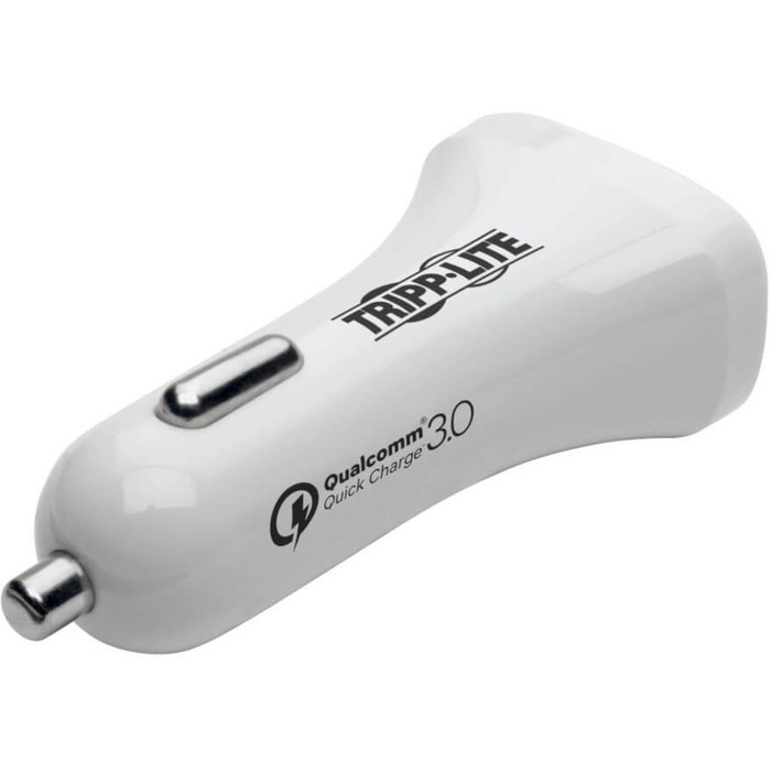 Alternate-Image1 Image for Tripp Lite USB Car Charger Quick Charge Dual USB-A 3.0 UL2089 Certified
