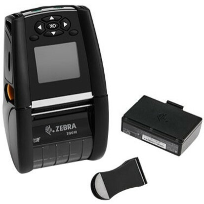 Alternate-Image2 Image for Zebra ZQ610 Mobile Direct Thermal Printer - Monochrome - Portable - Receipt Print - Bluetooth - Battery Included