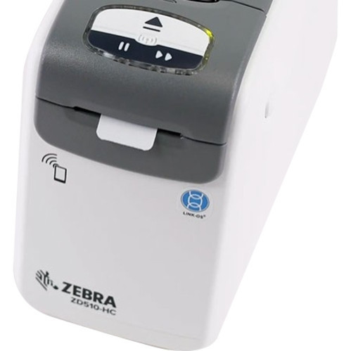 Alternate-Image2 Image for Zebra ZD510-HC Direct Thermal Printer - Monochrome - Portable - Wristband Print - Ethernet - USB - Bluetooth