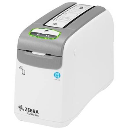 Alternate-Image3 Image for Zebra ZD510-HC Direct Thermal Printer - Monochrome - Portable - Wristband Print - Ethernet - USB - Bluetooth