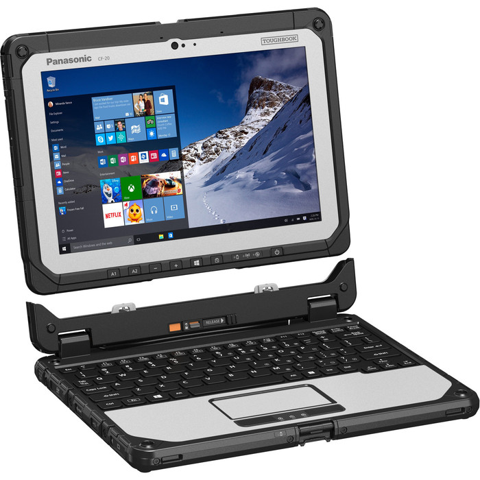 Main image for Panasonic TOUGHBOOK CF-20 CF-20G6534VM LTE Advanced 10.1" Touchscreen Detachable 2 in 1 Notebook - 1920 x 1200 - Intel Core i5 7th Gen i5-7Y57 Dual-core (2 Core) 1.20 GHz - 16 GB Total RAM - 256 GB SSD