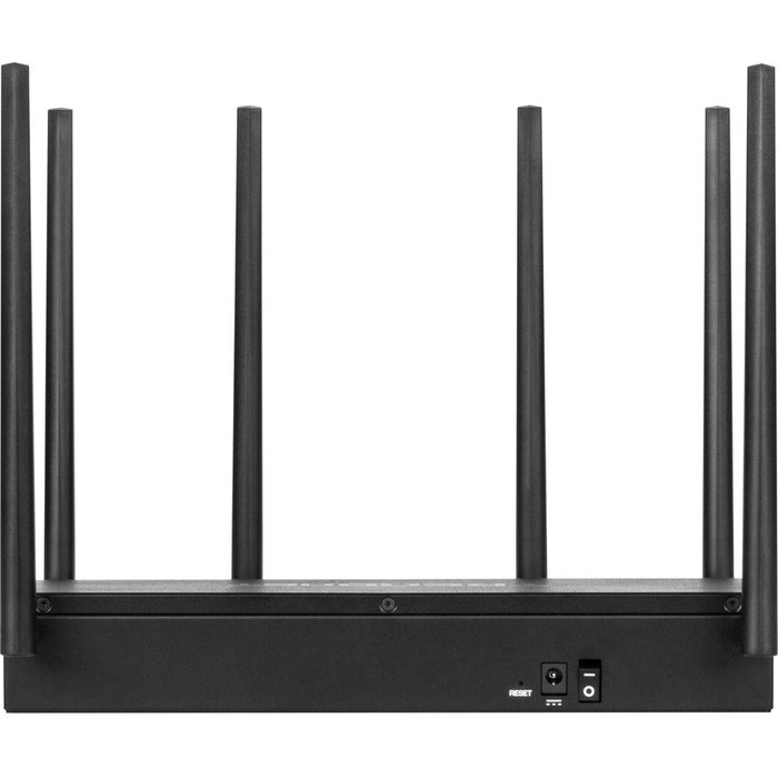 Rear Image for TRENDnet AC3000 Tri-Band Wireless Gigabit Dual-WAN VPN SMB Router, MU-MIMO, Wave 2,Internet Router, Whole Office-Home Wifi, Pre-Encrypted Wireless, QoS,Inter-VLAN Routing, Black, TEW-829DRU