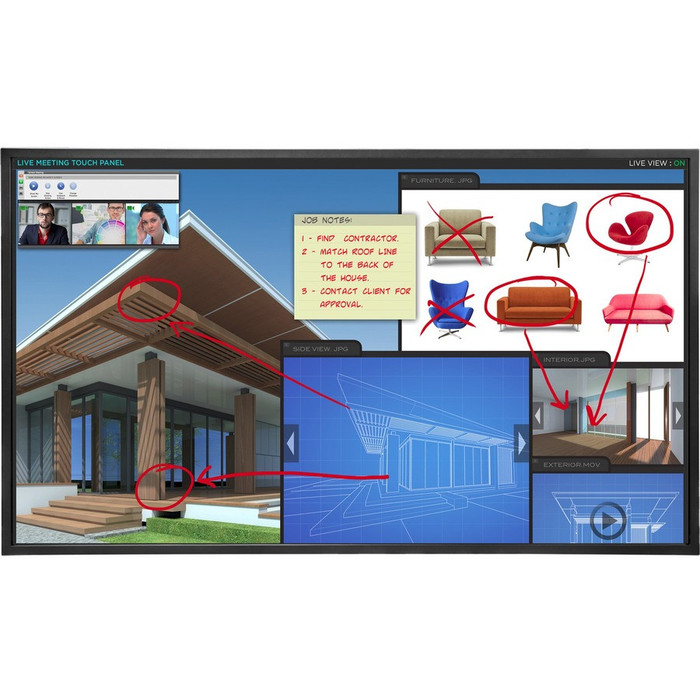 Front Image for Planar EP5824K-T 4K Interactive LCD Display