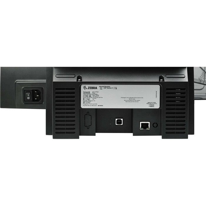 Alternate-Image1 Image for Zebra ZXP Series 9 Single Sided Desktop Reverse Thermal Image Transfer Printer - Color - Card Print - Ethernet - USB