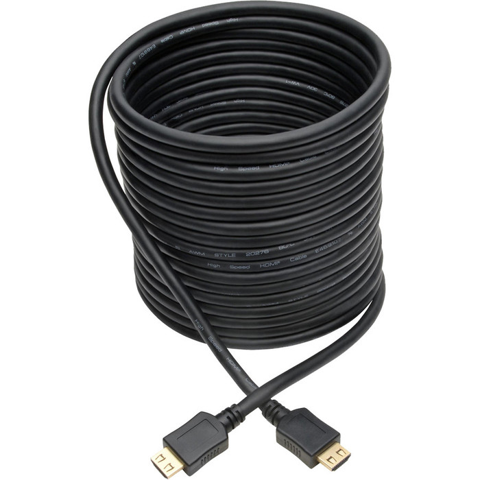 Alternate-Image1 Image for Tripp Lite High-Speed HDMI Cable w/ Gripping Connectors 1080p M/M Black 25ft 25'
