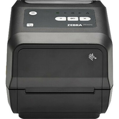 Alternate-Image3 Image for Zebra ZD420 Desktop Thermal Transfer Printer - Monochrome - Label/Receipt Print - Ethernet - USB