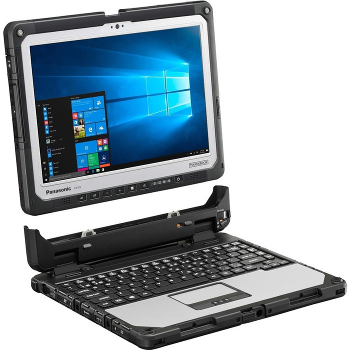 Alternate-Image3 Image for Panasonic TOUGHBOOK CF-33 CF-33BFPKJVM LTE Advanced 12" Touchscreen Rugged Detachable 2 in 1 Notebook - QHD - 2160 x 1440 - Intel Core i7 7th Gen i7-7600U 2.80 GHz - 16 GB Total RAM - 512 GB SSD