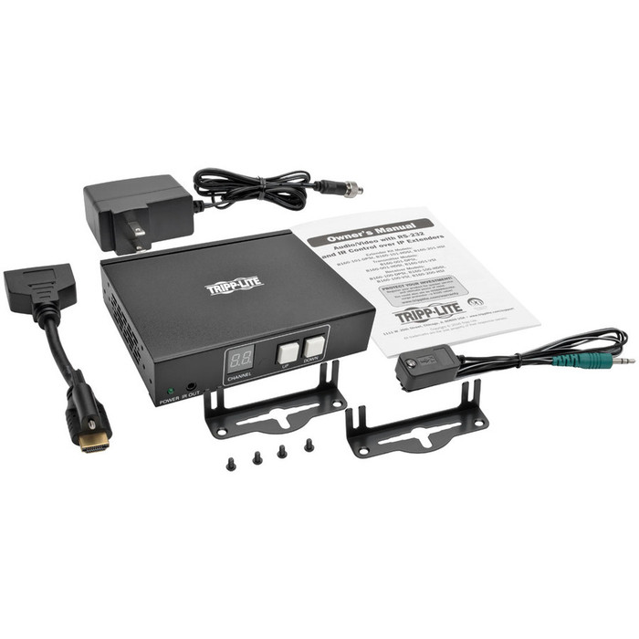 Alternate-Image1 Image for Tripp Lite HDMI/DVI Over IP Transmitter/Extender RS232 IR Control 1080p TAA