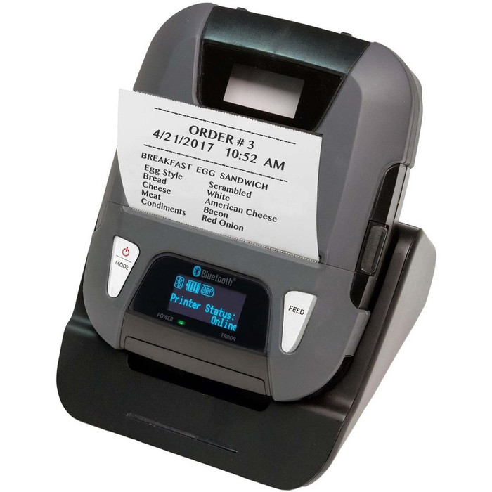 Alternate-Image3 Image for Star Micronics SM-L300-UB57 Direct Thermal Printer - Monochrome - Portable - Label/Receipt Print - USB - Bluetooth - Battery Included - Black