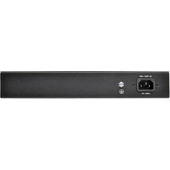 Rear Image for Tripp Lite 16-Port 10/100/1000 Mbps 1U Rack-Mount/Desktop Gigabit Ethernet Unmanaged Switch Metal Housing