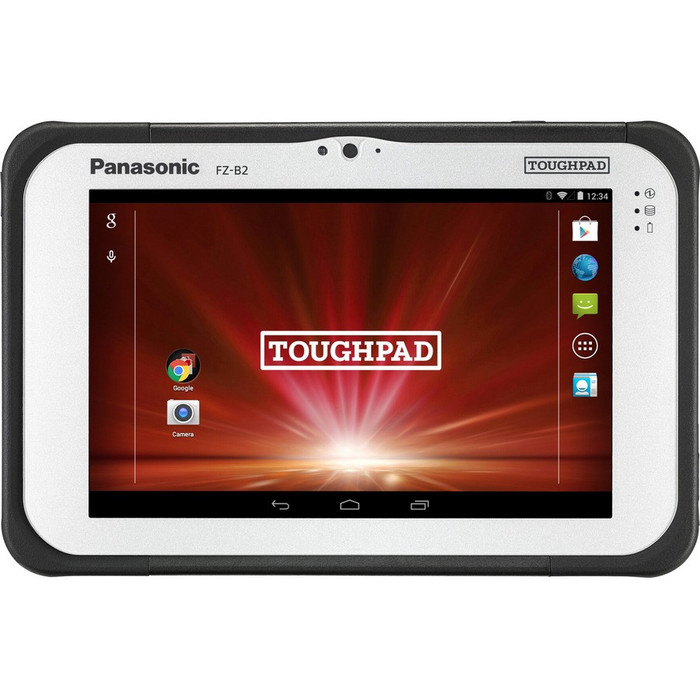 Front Image for Panasonic TOUGHPAD FZ-B2 FZ-B2D000AAM Tablet - 7" - Atom x5 x5-Z8550 Quad-core (4 Core) 1.44 GHz - 2 GB RAM - 32 GB Storage - Android 6.0.1 Marshmallow