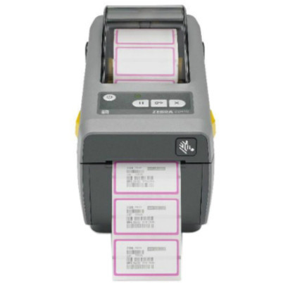 Alternate-Image2 Image for Zebra ZD410 Desktop Direct Thermal Printer - Monochrome - Wall Mount - Label Print - Ethernet - USB - Bluetooth - Near Field Communication (NFC)