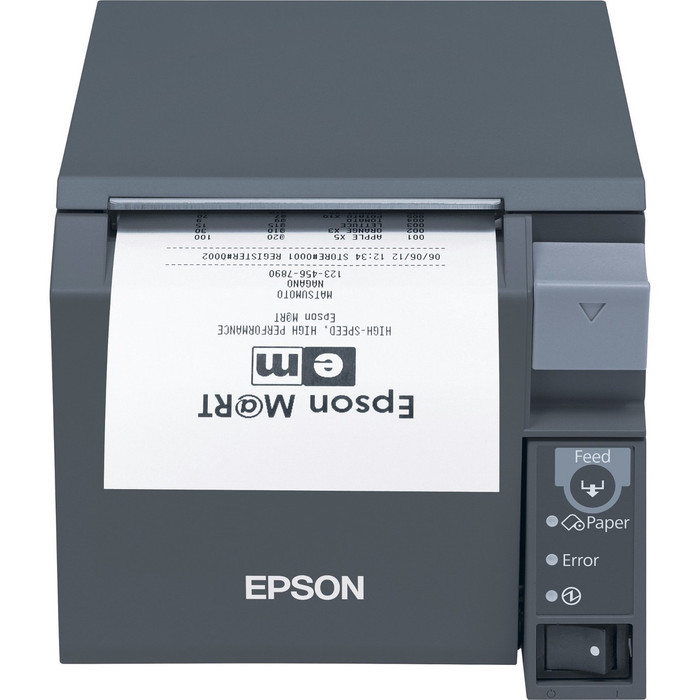 Main image for Epson TM-T70II Direct Thermal Printer - Ethernet - USB - With Cutter - Dark Gray