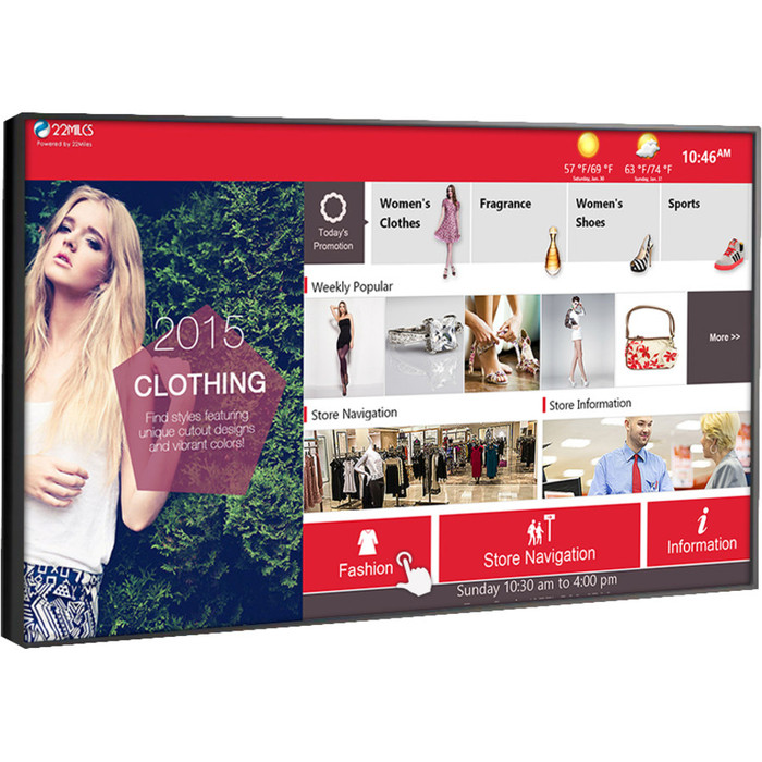 Alternate-Image1 Image for 22Miles Turnkey Touchscreen Digital Signage Package (TouchPlus+)