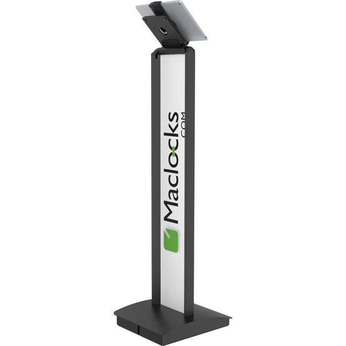 Right Image for Universal Tablet Cling 2.0 Branded Floor Stand Mount BrandME - Black