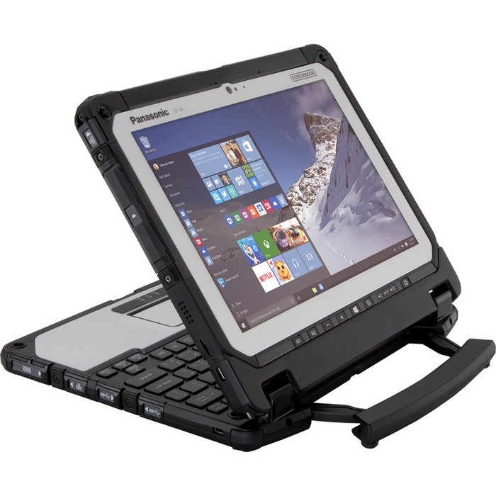 Alternate-Image1 Image for Panasonic TOUGHBOOK CF-20 CF-20A0025VM 10.1" Detachable 2 in 1 Notebook - 1920 x 1200 - Intel Core M 6th Gen m5-6Y57 Dual-core (2 Core) 1.10 GHz - 8 GB Total RAM - 128 GB SSD