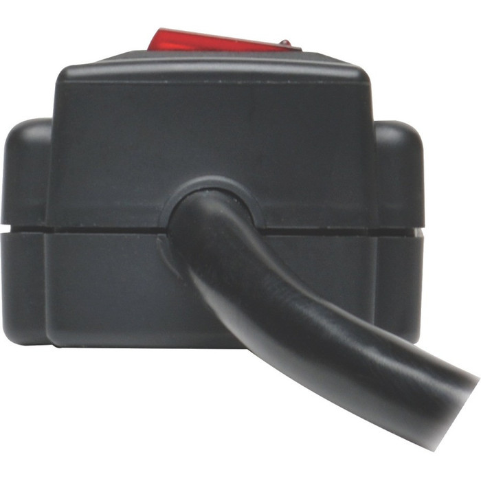 Top Image for Tripp Lite Surge Protector Power Strip 6 Outlet 2x USB Charging Ports Black