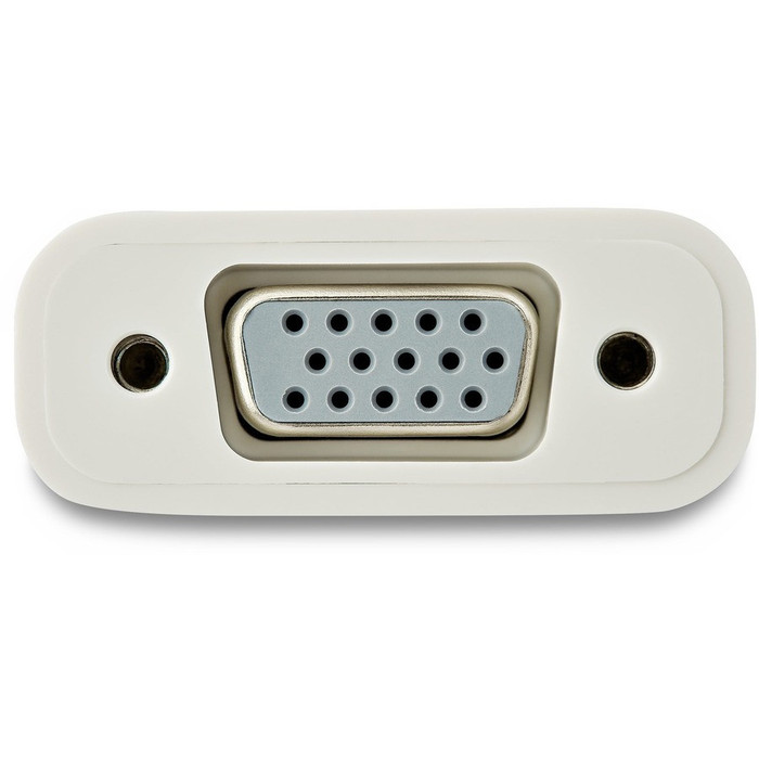 Alternate-Image3 Image for StarTech.com USB-C to VGA Adapter &acirc;&euro;" White &acirc;&euro;" Thunderbolt 3 Compatible &acirc;&euro;" USB C Adapter &acirc;&euro;" USB Type C to VGA Dongle Converter