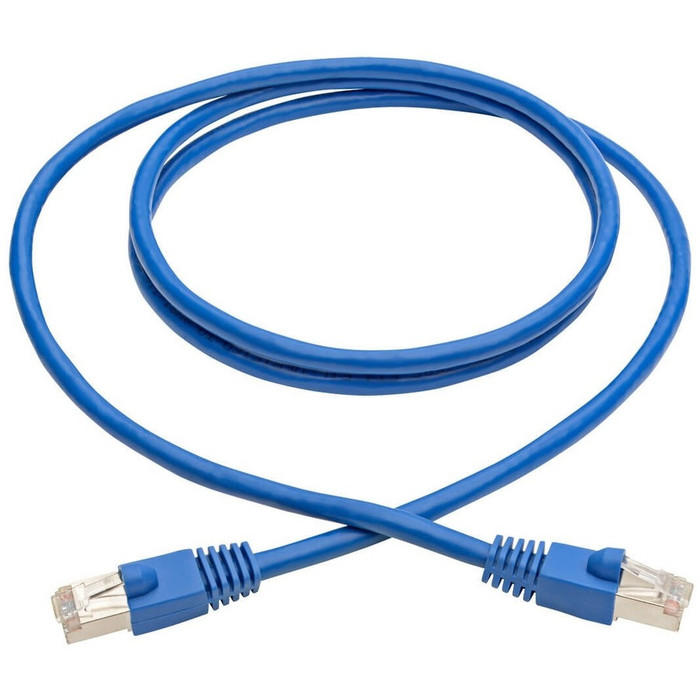 Alternate-Image1 Image for Tripp Lite 5ft Augmented Cat6 Cat6a Shielded 10G Patch Cable RJ45 M/M Blue 5'
