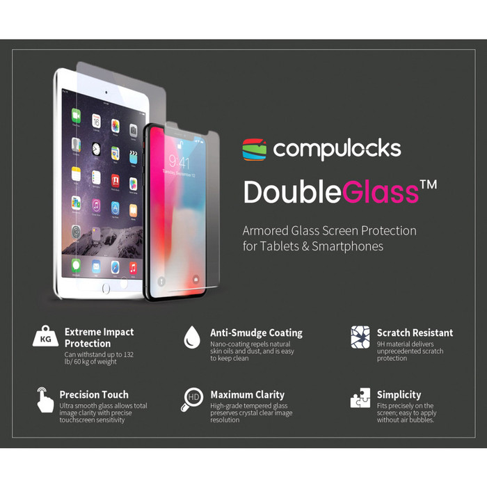 Alternate-Image2 Image for Maclocks Armored Glass (TM) Premium iPad Air / Air 2 Tempered Glass Screen Shield
