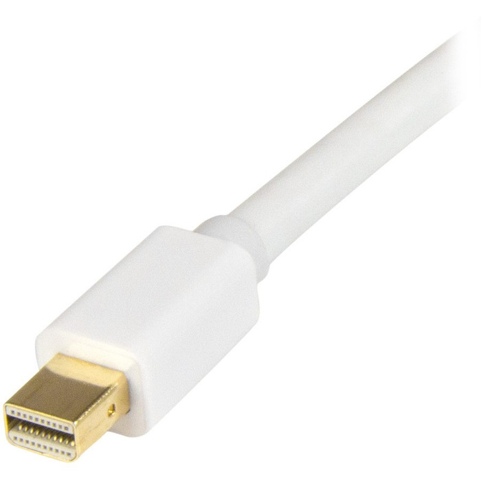 Alternate-Image1 Image for StarTech.com Mini DisplayPort to HDMI Converter Cable - 3 ft (1m) - 4K - White