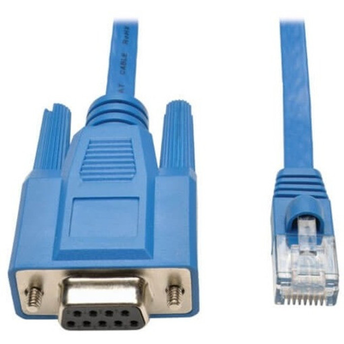 Alternate-Image1 Image for Tripp Lite RJ45 to DB9F Cisco Serial Console Port Rollover Cable 6 ft. (1.83 m)